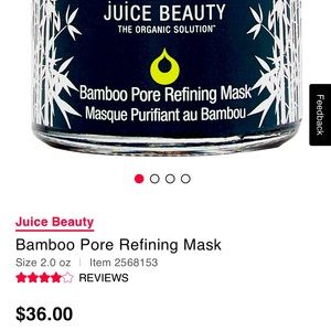 Juice Beauty Bamboo Pore Refining Mask